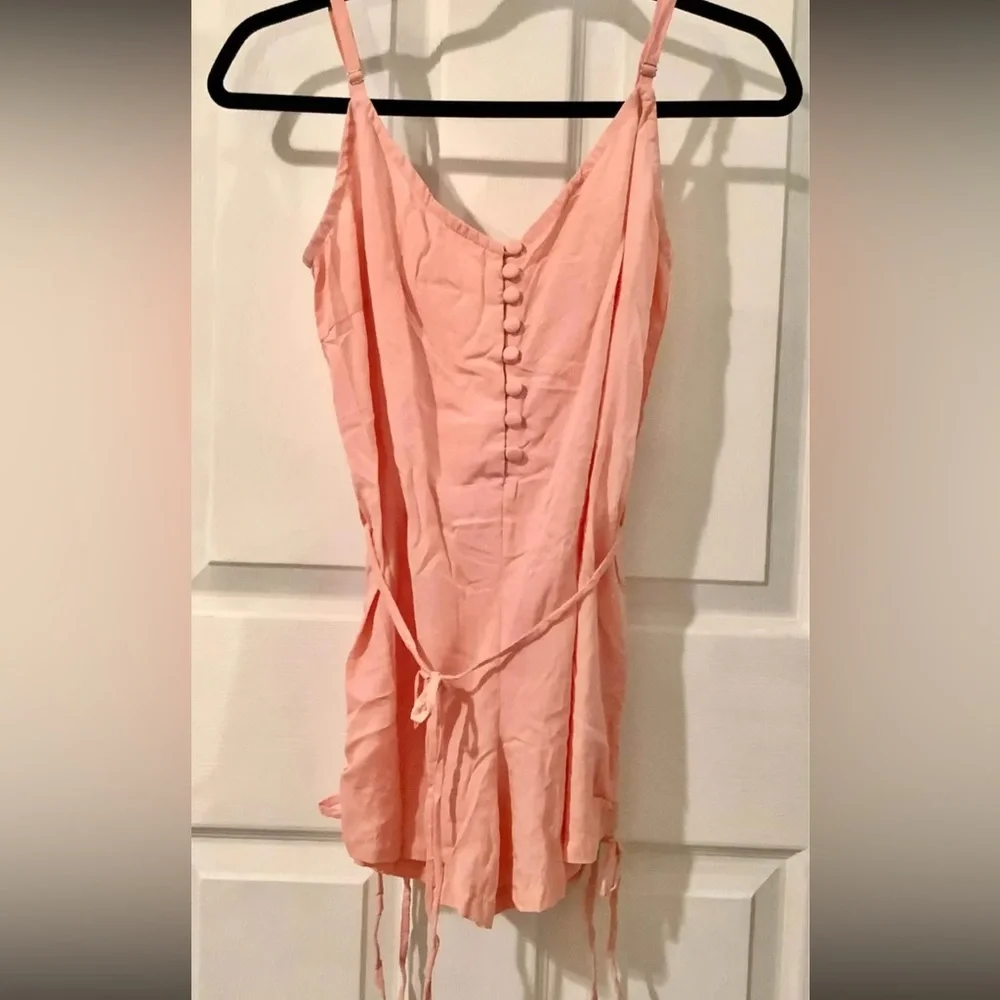 YIREH ROMPER (Hawaii Designer, NEW WITH TAGS NEVER WORN)- Coral/Peach Color - Picture 4 of 9